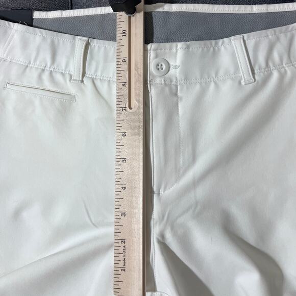 NWT‎ Under Armour Pant Women 14 White Fitted Activewear Golf - Picture 6 of 16